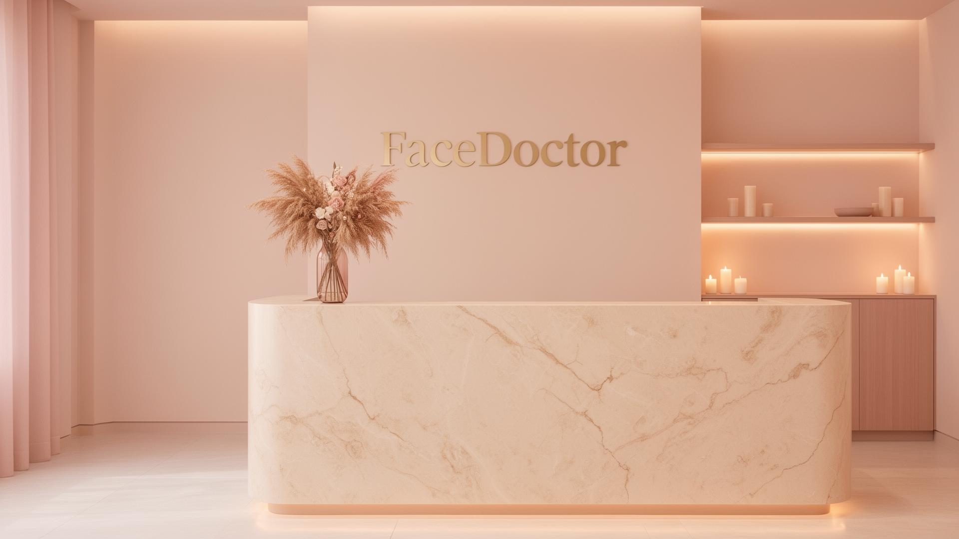 Recepção da unidade FaceDoctor Jardins